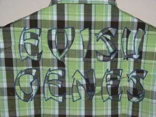 130 EVISU New Mens High End Button Up Shirt Choose Sz  