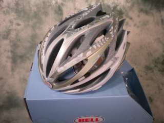 NEW 2011 BELL SWEEP CYCLING HELMET WHITE GOLD FLOW MED  