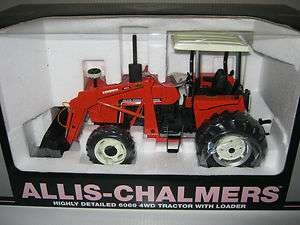   16 Diecast Allis Chalmers 6060 4WD Tractor With Loader.  