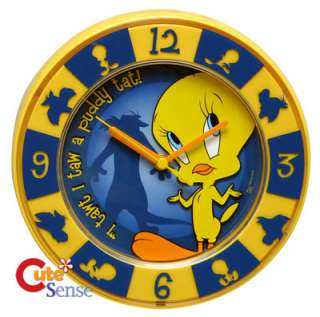 Tweety Bird & Sylvester Round Wall /Stand Clock  8  