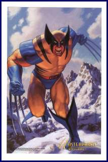 95 FLAIR MASTERPRINTS   WOLVERINE (NM+) HILDEBRANDTS*  