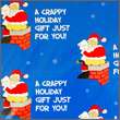 HAPPY F%#KING HOLIDAYS   prank gift wrapping paper   funny crap  