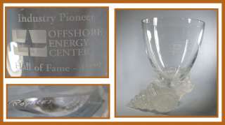 Royales de Champagne Sea Shell Presentation Award Vase Offshore Energy 