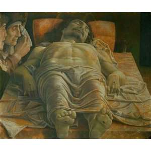 Kunstreproduktion Andrea Mantegna Beweinung Christi 71 x 60  