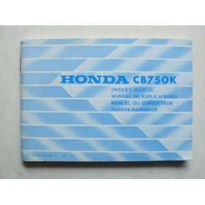 Honda CB 750 K Fahrer   Handbuch mit Schaltplan  keine 