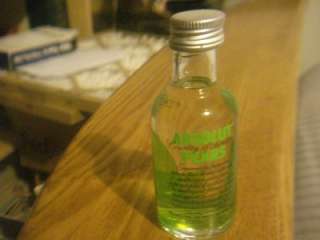 Absolut Pears Vodka From Sweden 50ML. Glass Bottle  