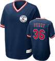 Cleveland Indians Gaylord Perry #36 Nike Navy Cooperstown V Neck 