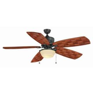 Hampton Bay Rocio 60 In. Indoor/Outdoor Natural Iron Ceiling Fan AL47 