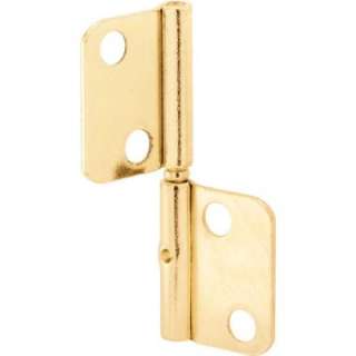 Prime Line Bi Fold Shutter Door Hinge, Brass Plated Steel N 6835 at 