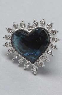 Betsey Johnson The Royal Engagement Heart Ring  Karmaloop 