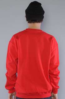 Diamond Supply Co. The Diamond High Crewneck Sweatshirt in Red 