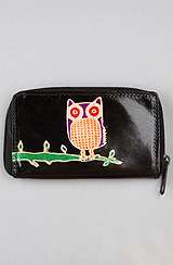 Accessories Boutique The Owl Coin Purse in Black