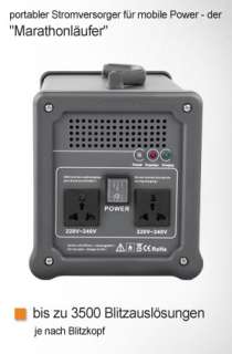 Walimex Pro Power Station Portabler Stromversorger für  