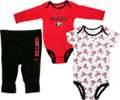 Georgia Bulldogs Nike Infant Short and Long Sleeve Creeper Pant Set