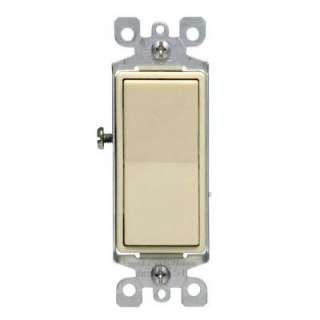 15 Amp Ivory Decora Single Pole AC Quiet Switch R61 05601 2IS at The 