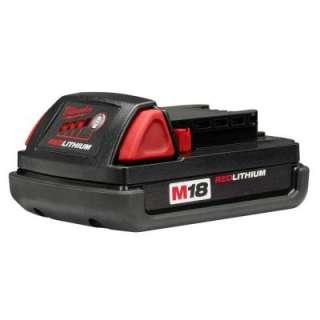 Milwaukee M18 Red Lithium 18 Volt Compact Rechargeable Battery 48 11 