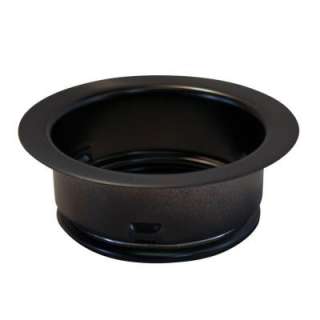 Westbrass Disposal Ring for 3 Bolt Mount Waste King in Black 