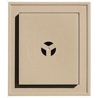 Builders Edge Square Mounting Block #069 Tan 130110002069 at The Home 