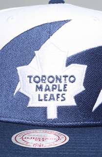 Mitchell & Ness The Toronto Maple Leafs Sharktooth Snapback Hat in 