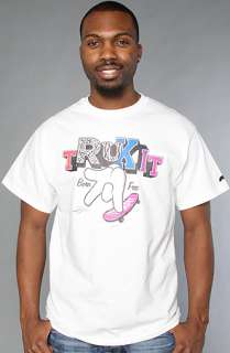 TRUKFIT The Hands Down Tee in White  Karmaloop   Global Concrete 