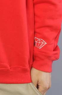 Diamond Supply Co. The Infantry Crewneck Sweatshirt in Red  Karmaloop 