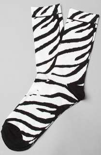 Play Cloths The Wild Pack Socks in Zebra Stripe  Karmaloop 