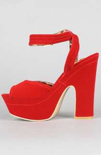 Sole Boutique The Yes V Shoe in Red  Karmaloop   Global Concrete 