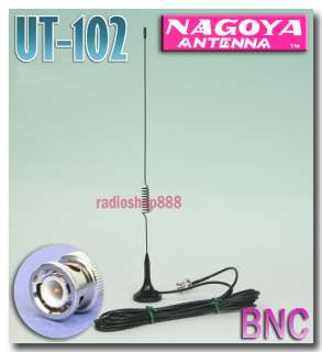 Original NAGOYA ( UT 102 BNC) Super Magnet Antenna Dual Band