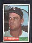 Lot two Ted Kluszewski cards 1954 Topps 7 and 1961 Topps 65  