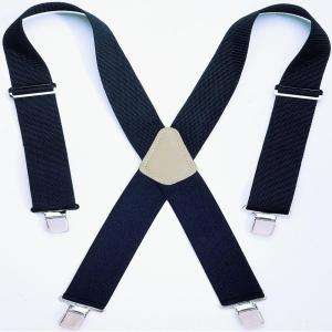 Custom LeatherCraft Work Suspenders 110 BLK  