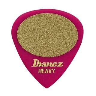 Ibanez Plektrum BPA16HS RD,6er Set heavy sand,Grip Wizard,rot