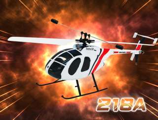 Nine Eagles 218A Single Blade R/C Helicopter 2.4GHz 4CH Transmitter 
