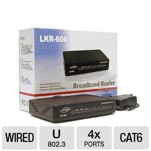   LKR 604 Broadband Router   4 Ports, Cable/DSL 