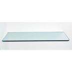 Floating Glass Shelves 12 in. x 30 in. x 3/8 in. Rectangle Glass 