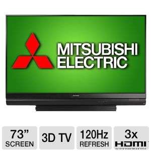 Mitsubishi WD 73640 73 3D DLP HDTV   1080p, 1920 X 1080, 169, 120Hz 