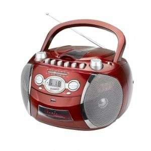 Supersonic SC 712USB Portable /CD Player with Cassette Recorder, AM 