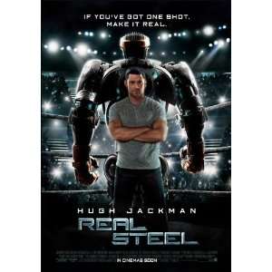 Real Steel Movie Poster  Küche & Haushalt