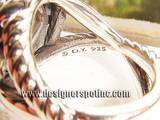   Yurman 11mm Pave Diamond Size 7 Infinity Ring retail $1250.00  
