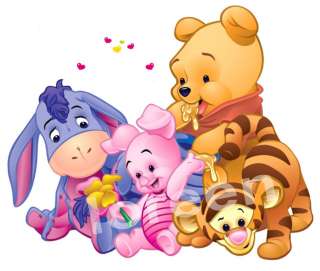 Winnie Pooh   Bügelbilder   1 großes Motiv   A4 ♥ ♥   