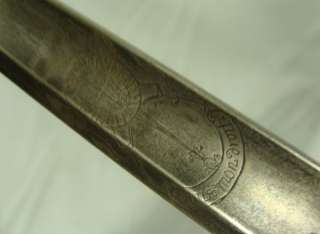 British Model 1796 Napoleonic Period Infantry Officer Saber Sword 