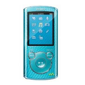 Sony Walkman NWZ E463L Video Walkman (4GB, USB, Mikrofon) blau  