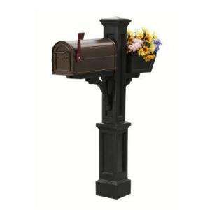 Mayne Westbrook Plus in. Plastic Mailbox Post 580A00300 at The Home 
