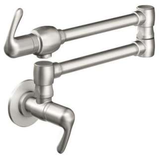 GROHE Ladylux Wall Mounted Pot Filler in Stainless Steel 31075SD0 at 
