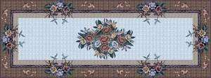 Floral Rug Mosaic Tiles Stone Art Floor Inlay  