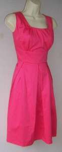 CALVIN KLEIN Pink Cotton Spandex Versatile Dress 10 NWT  
