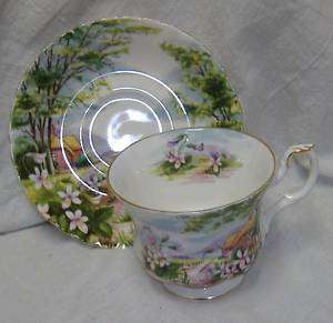 Royal Albert Country Scenes Dingle Dell Cup and Saucer  