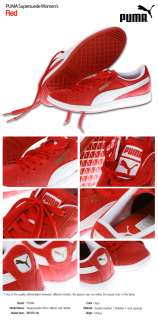 PUMA Supersuede Wns ribbon red white Womens 351275 04  