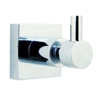 No Drilling Required Hukk Single Robe Hook in Chrome HU241 CHR at The 