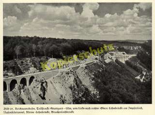 Reichsautobahn Stuttgart Ulm Baustelle Impferloch 1938  