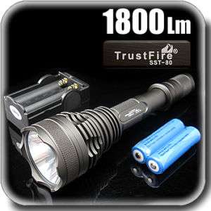 1800 Lm SST 80 LED Lampe Taschenlampe Handlampe 7.4v  